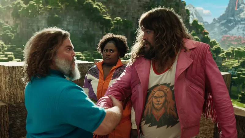 Jack Black baut Mansion auf privatem Minecraft Movie Server auf