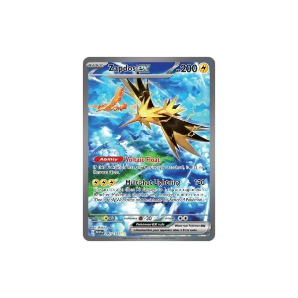 Zapdos ex Card