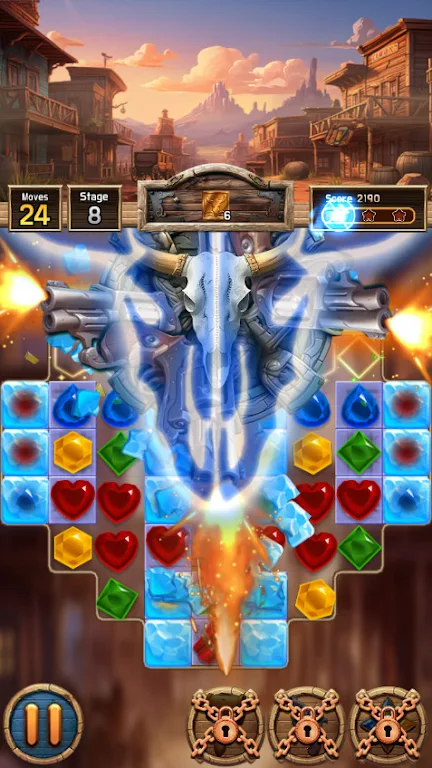 Jewel Western Match Screenshot 0