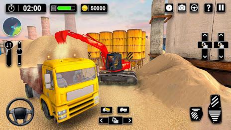 Heavy Sand Excavator 3D Sim Capture d'écran 2