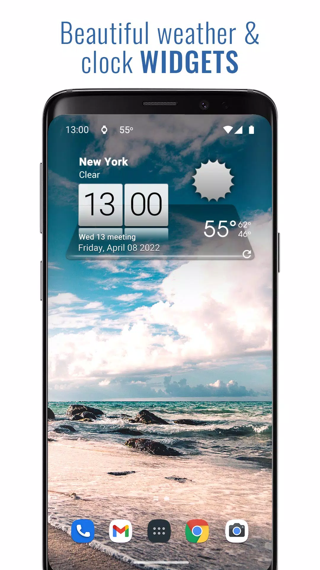 3D Sense Clock & Weather Captura de pantalla 0