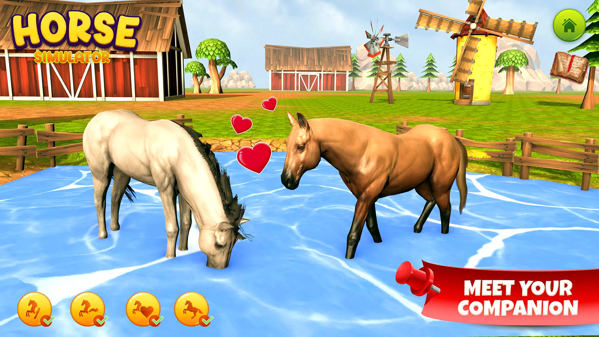 Horse Simulator Family Game 3D 스크린샷 2