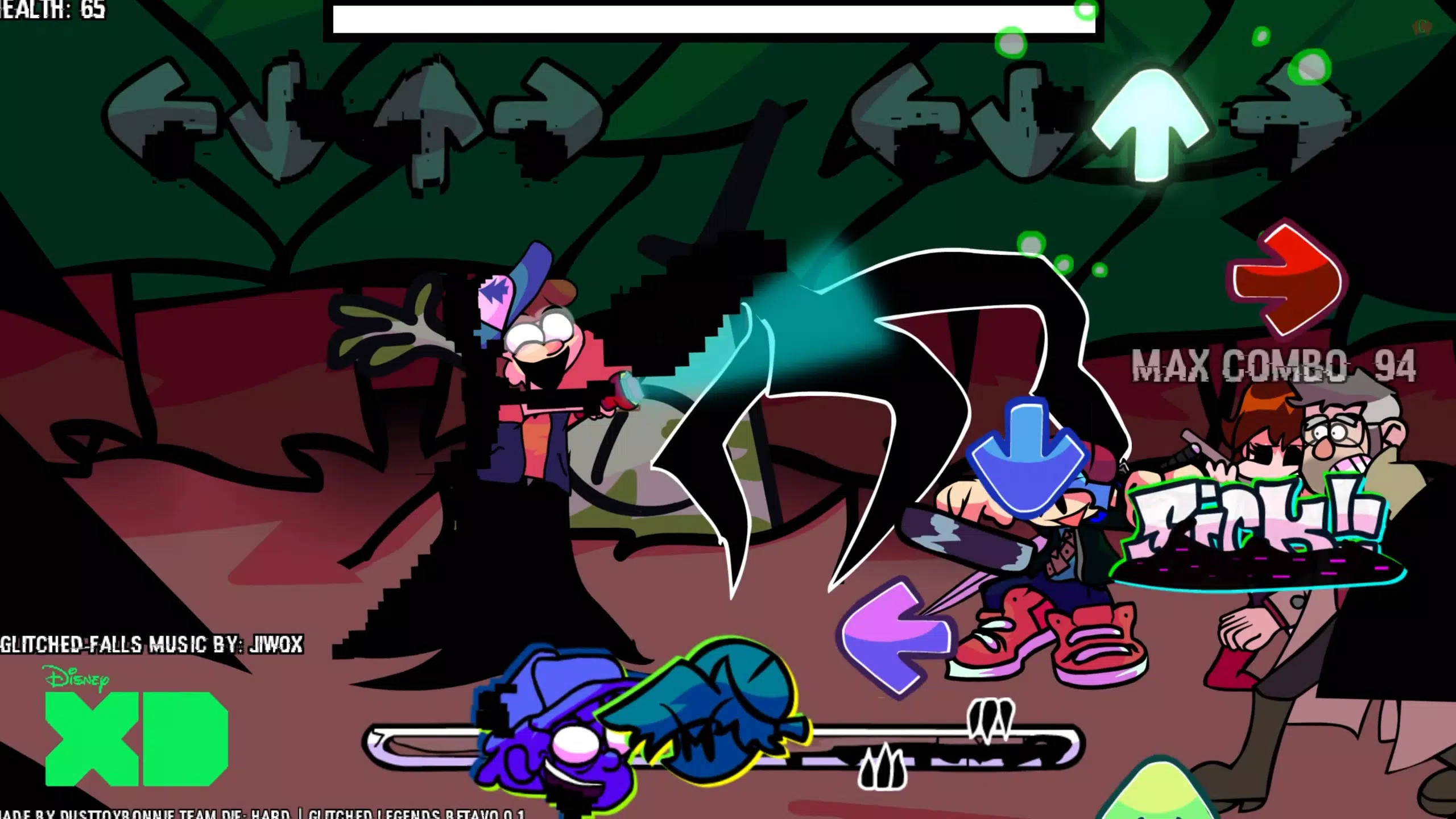 FNF Glitched legends Mod Capture d'écran 3