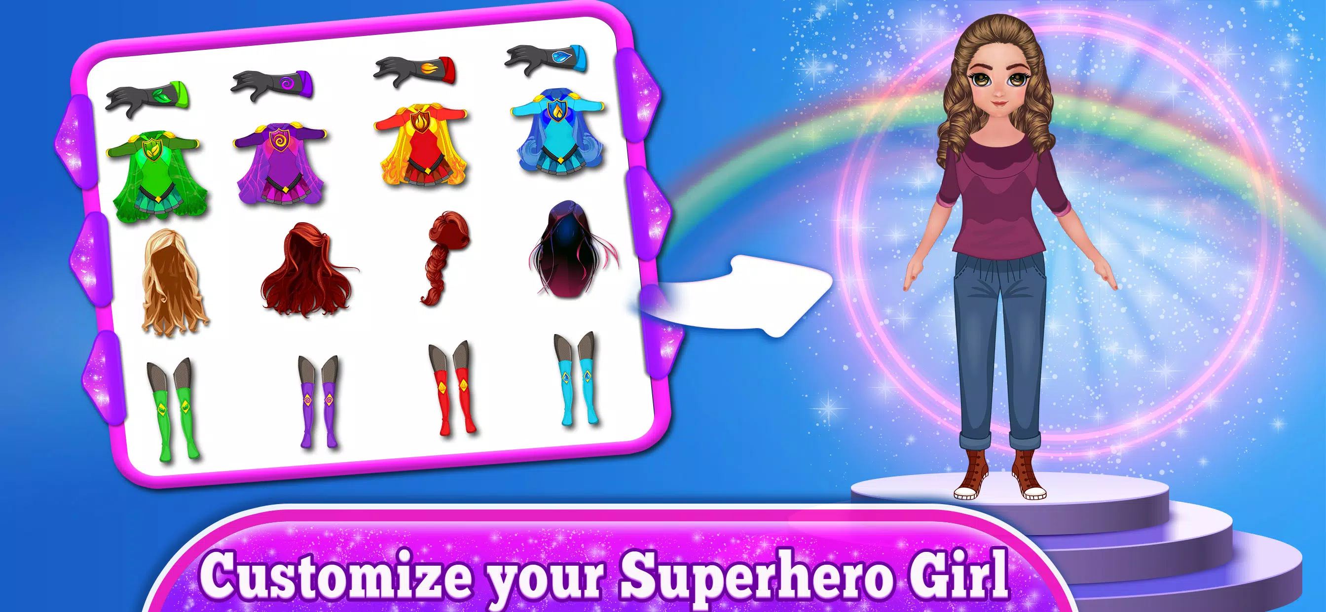 Super hero Girls: Power Games Capture d'écran 2