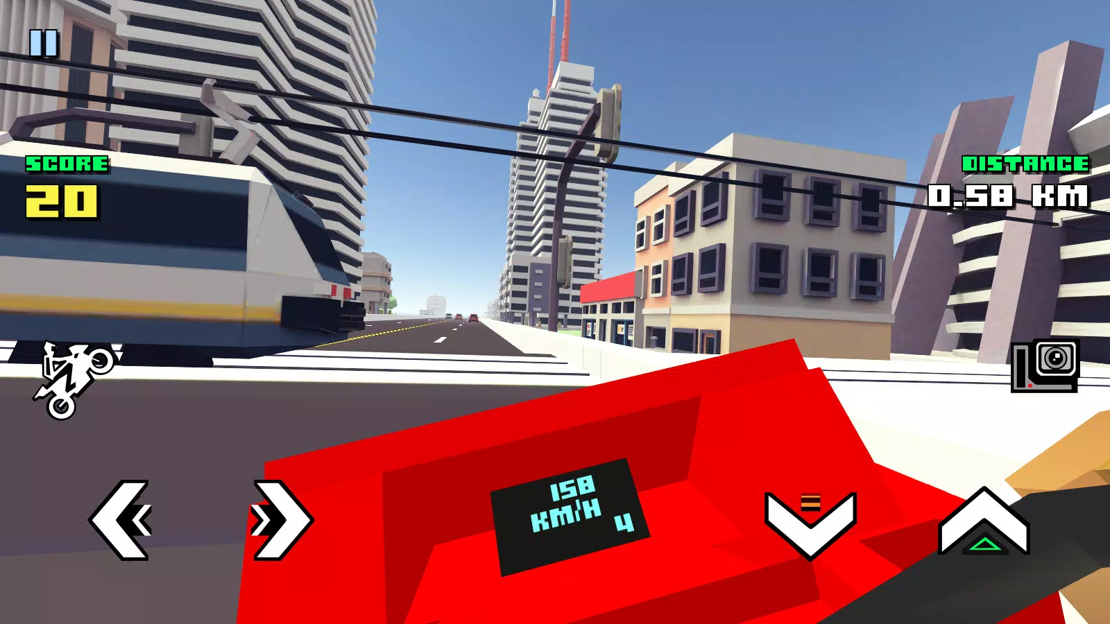 Schermata Blocky Moto Racing 1