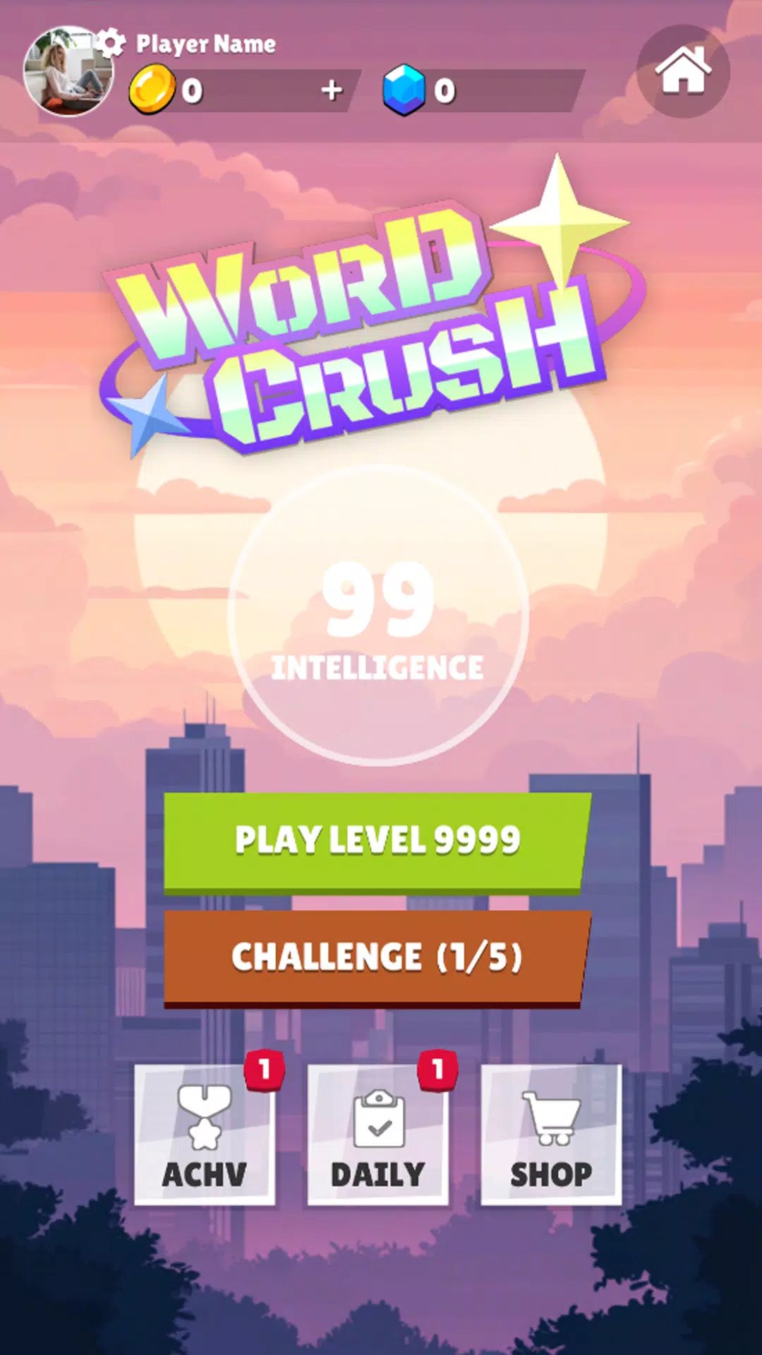 WordCrush 스크린샷 0
