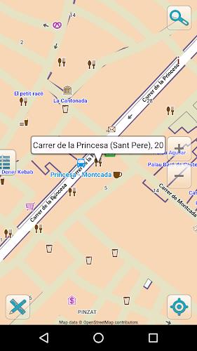 Map of Barcelona offline Tangkapan skrin 3