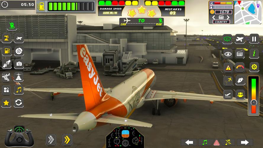 Real Flight Sim Airplane Games ภาพหน้าจอ 3