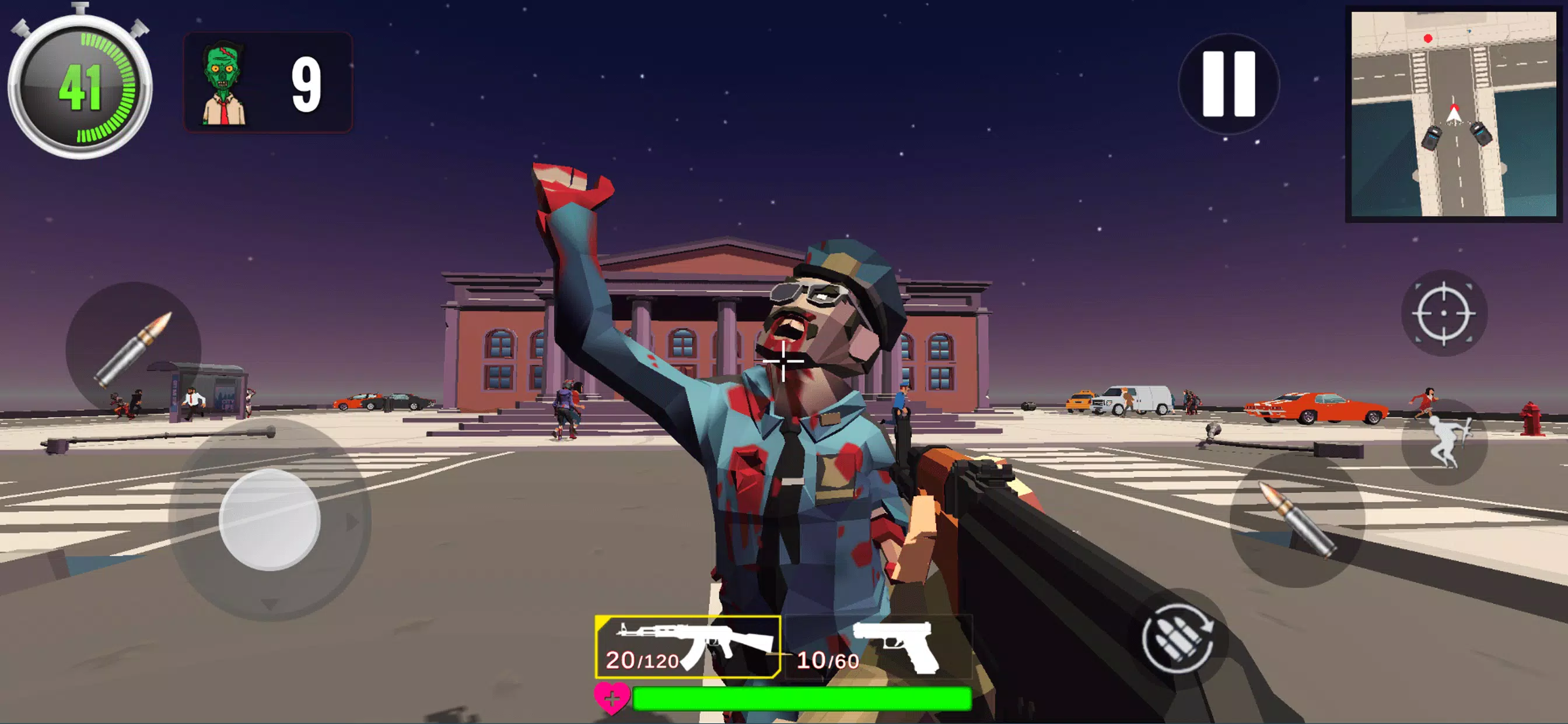 Zombie Hunter : Police Shooter Captura de pantalla 2
