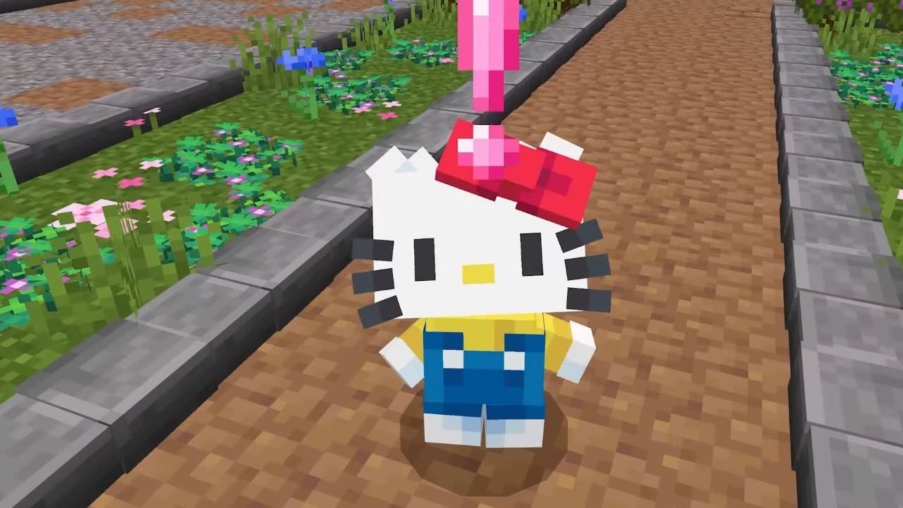 Minecraft melancarkan Hello Kitty DLC rasmi