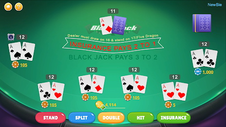 Blackjack - Casino World 스크린샷 0