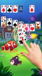 Solitaire Fish Klondike Card Ảnh chụp màn hình 2