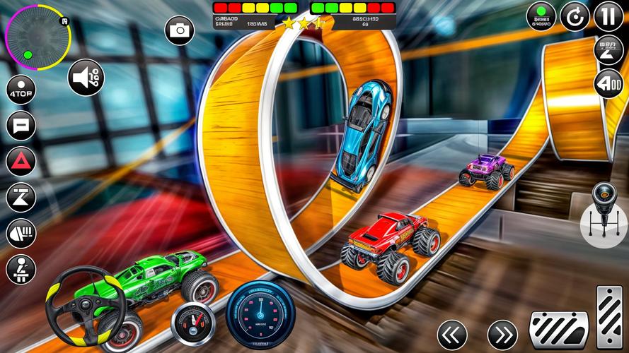 Toy Car Stunts GT Racing Games Ảnh chụp màn hình 3