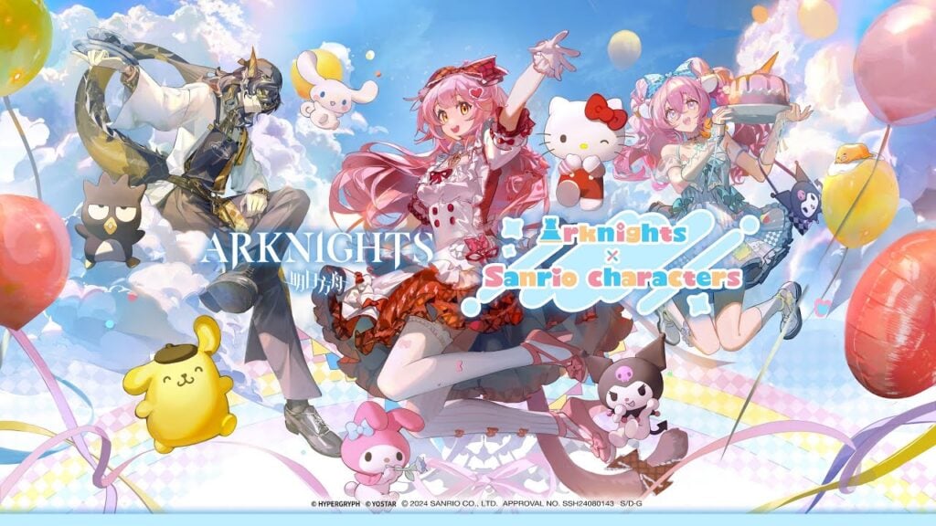 Sanrio Cuties Join by joaoapps Arknights trong sự hợp tác đáng yêu