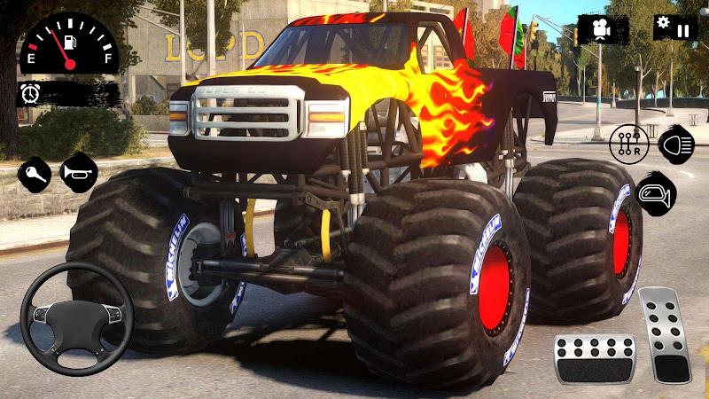 Hillock Monster Truck Driving Ảnh chụp màn hình 1