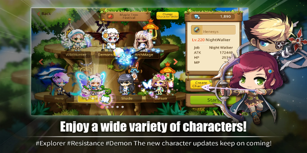 MapleStory M - Fantasy MMORPG Скриншот 2