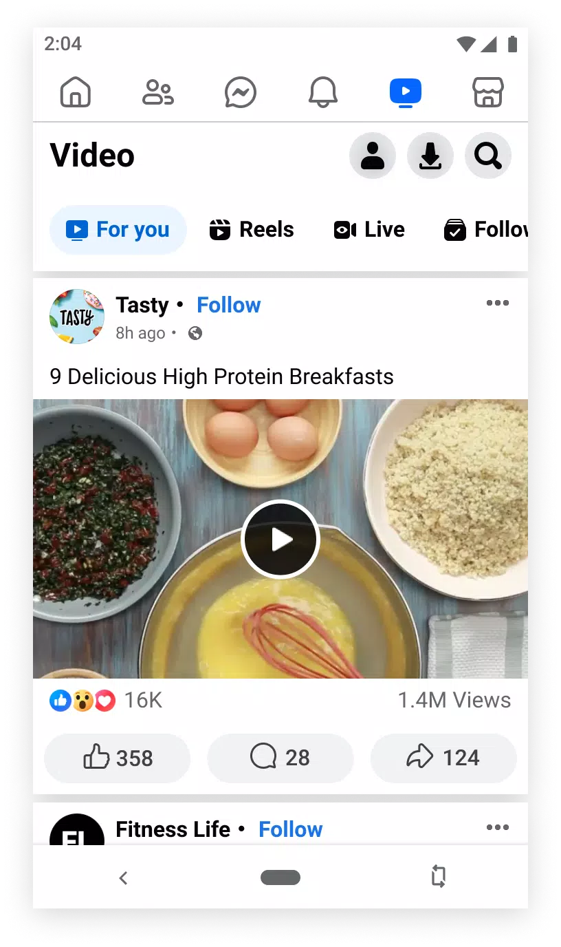Facebook Lite Скриншот 2