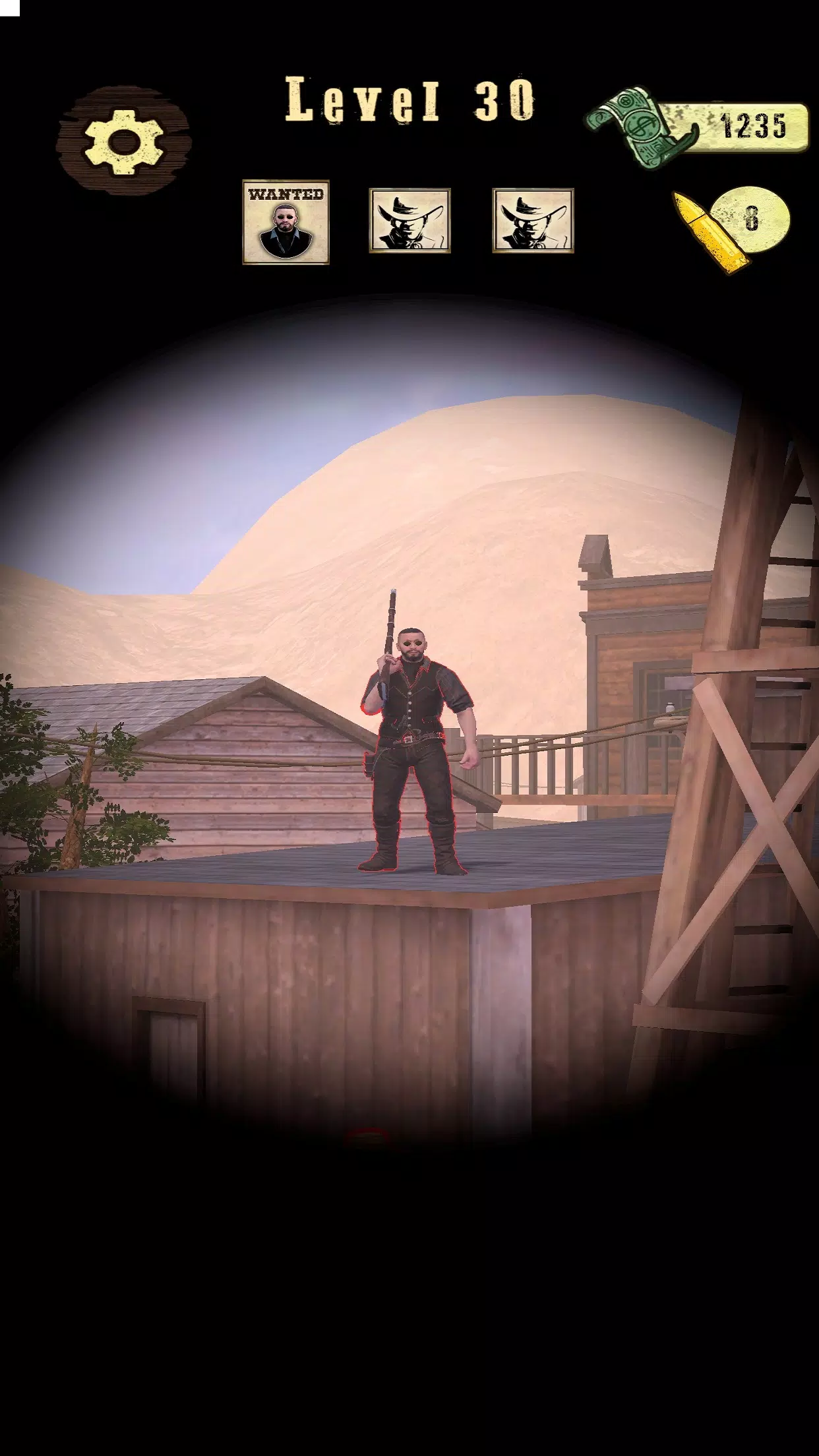 Wild West Sniper Captura de tela 0