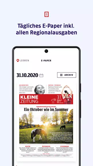 Kleine Zeitung Capture d'écran 2