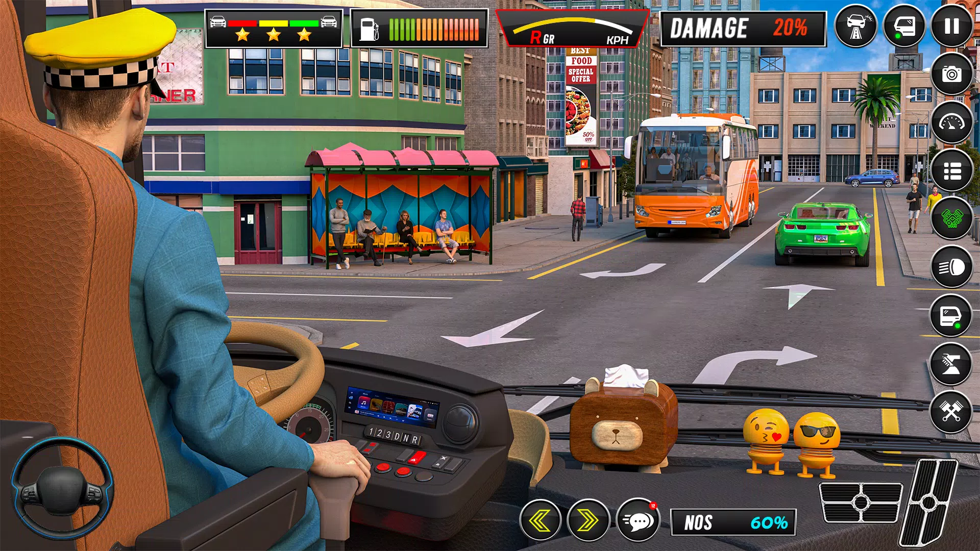 US Bus Driving Game Bus Sim Tangkapan skrin 3