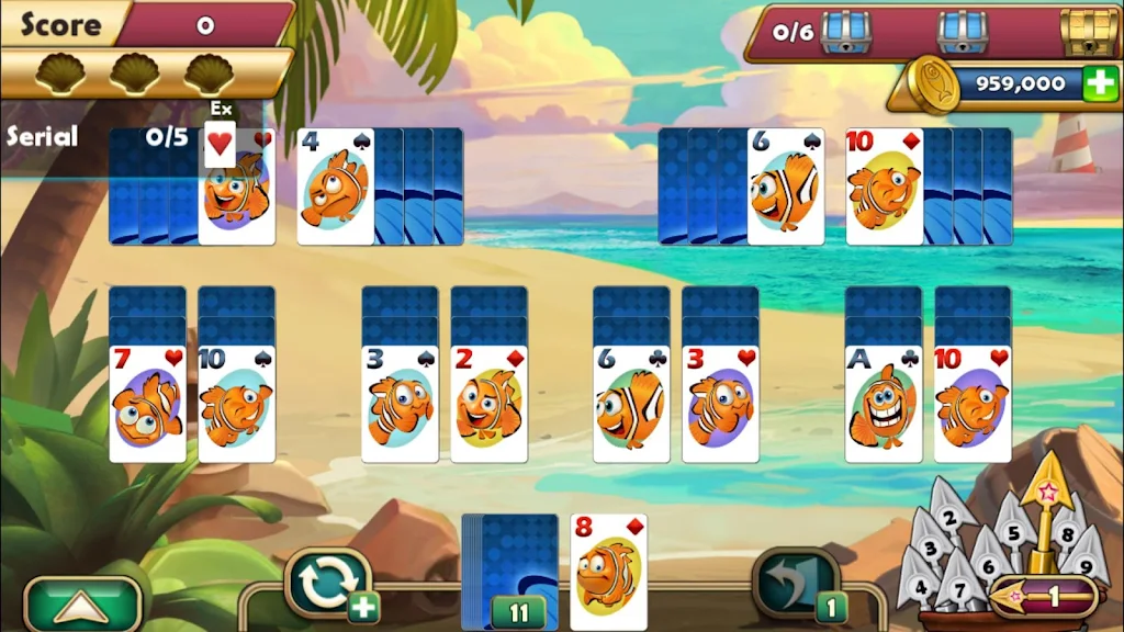 Schermata Seagirt Solitaire 3