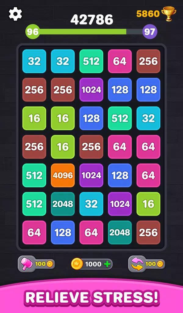 Schermata 2048 Number Puzzle: Merge Game 2