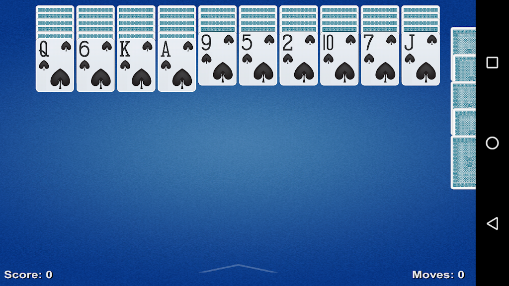 Spider Solitaire Game スクリーンショット 0