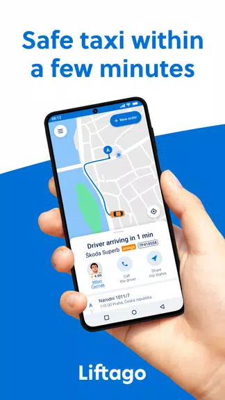 Liftago: Travel safely 스크린샷 0
