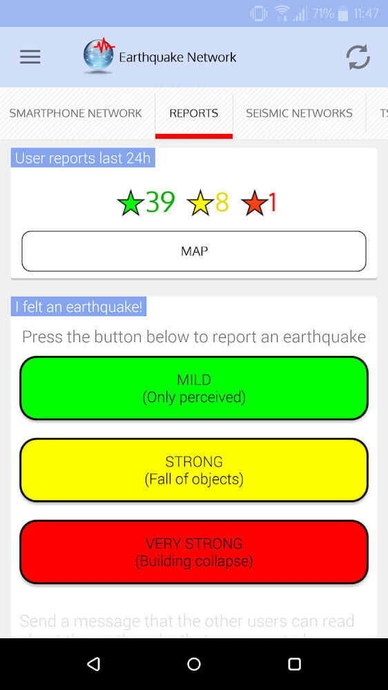 Earthquake Network Pro Mod Tangkapan skrin 1