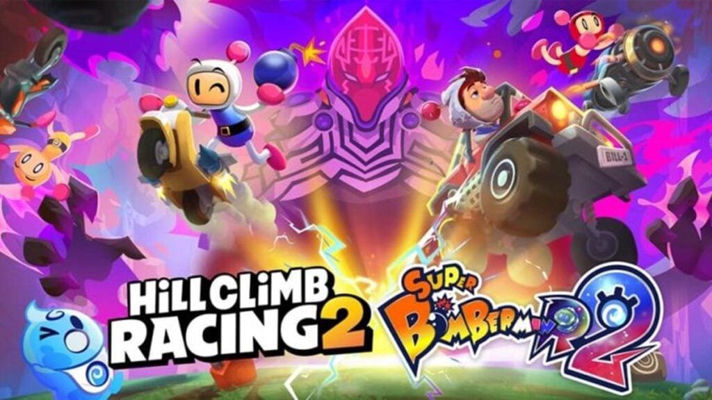 Super Bomberman R 2 กำลังจะมาถึง Hill Climb Racing 2!