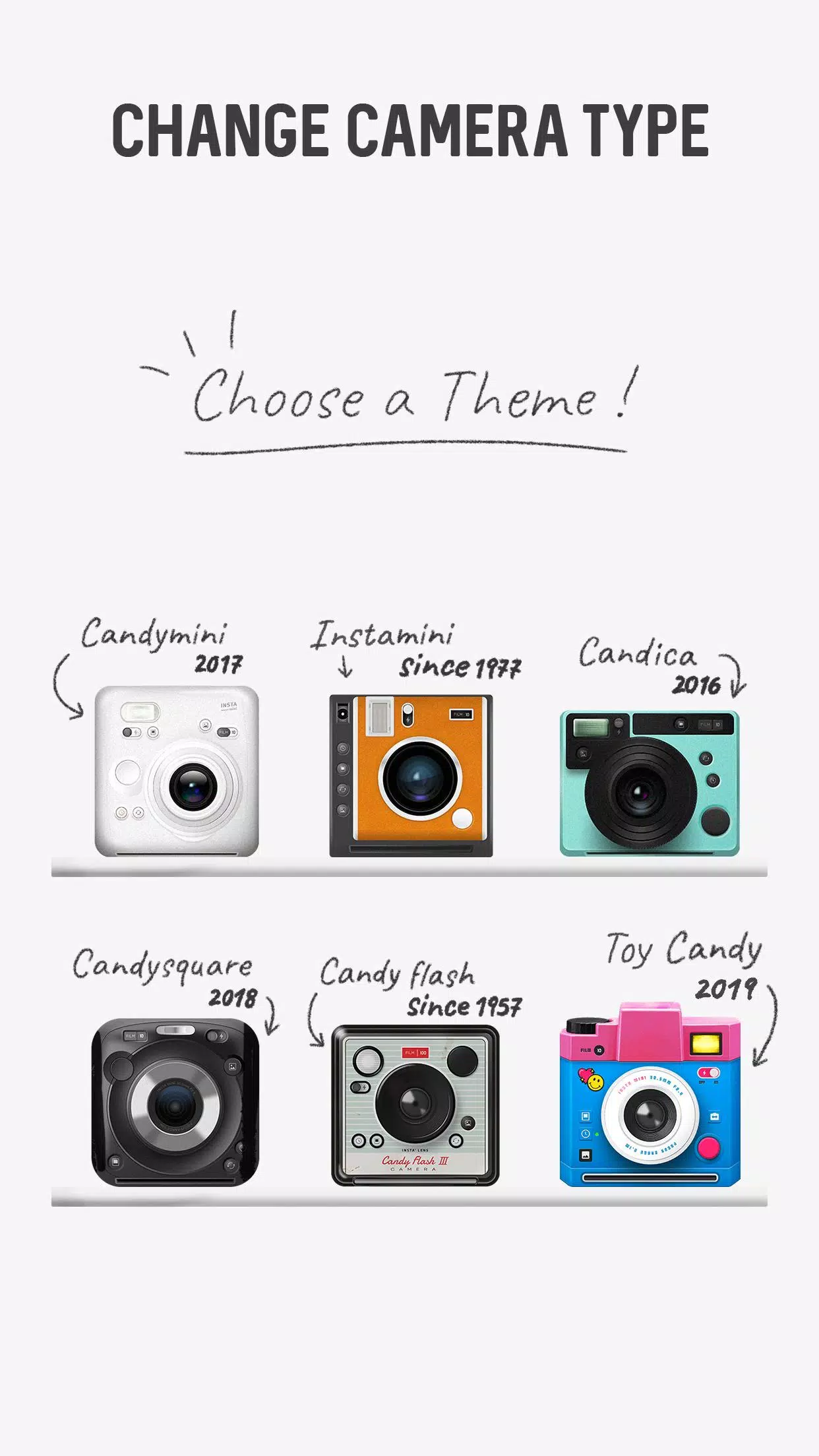 InstaMini – Instant Cam, Retro Screenshot 1