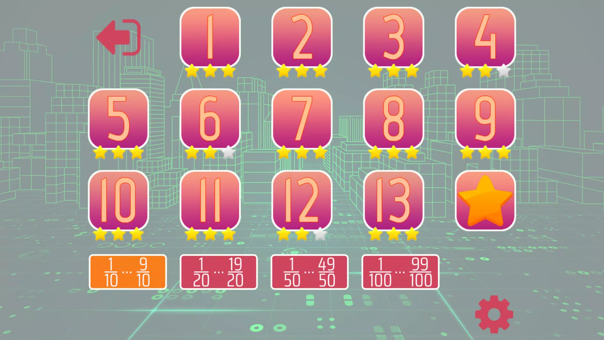 Fractions and mixed numbers Captura de tela 2