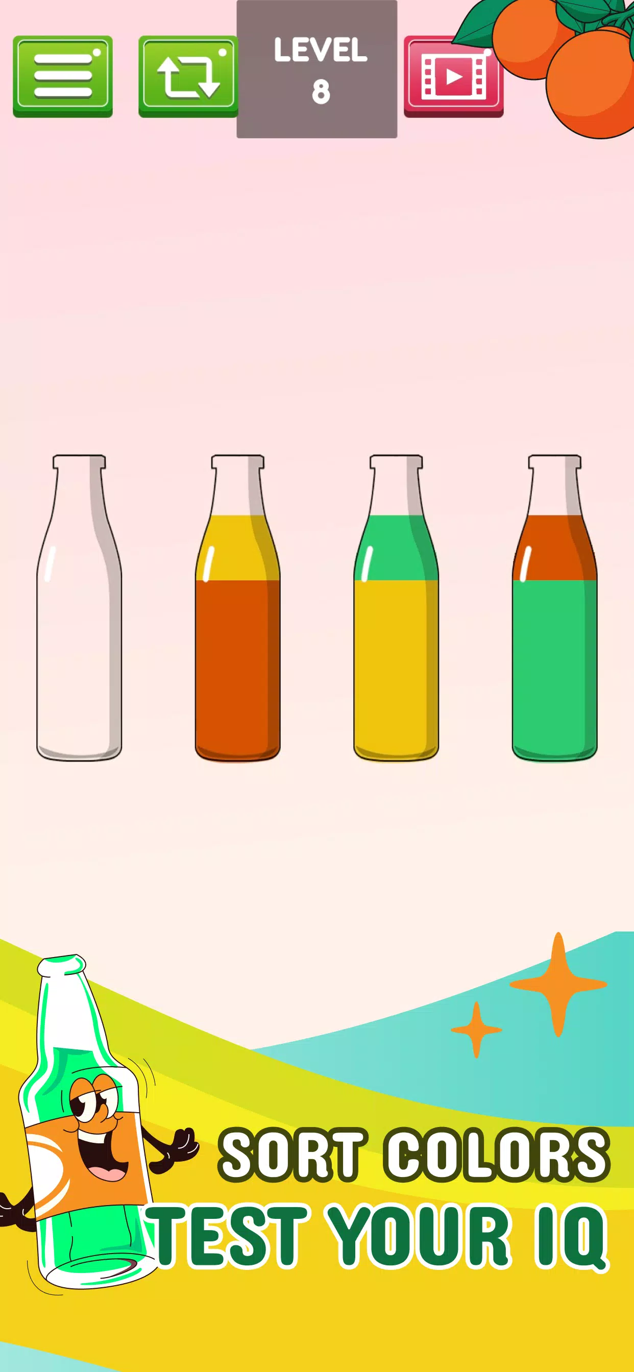Soda Water Sort Puzzle: Color ဖန်သားပြင်ဓာတ်ပုံ 0