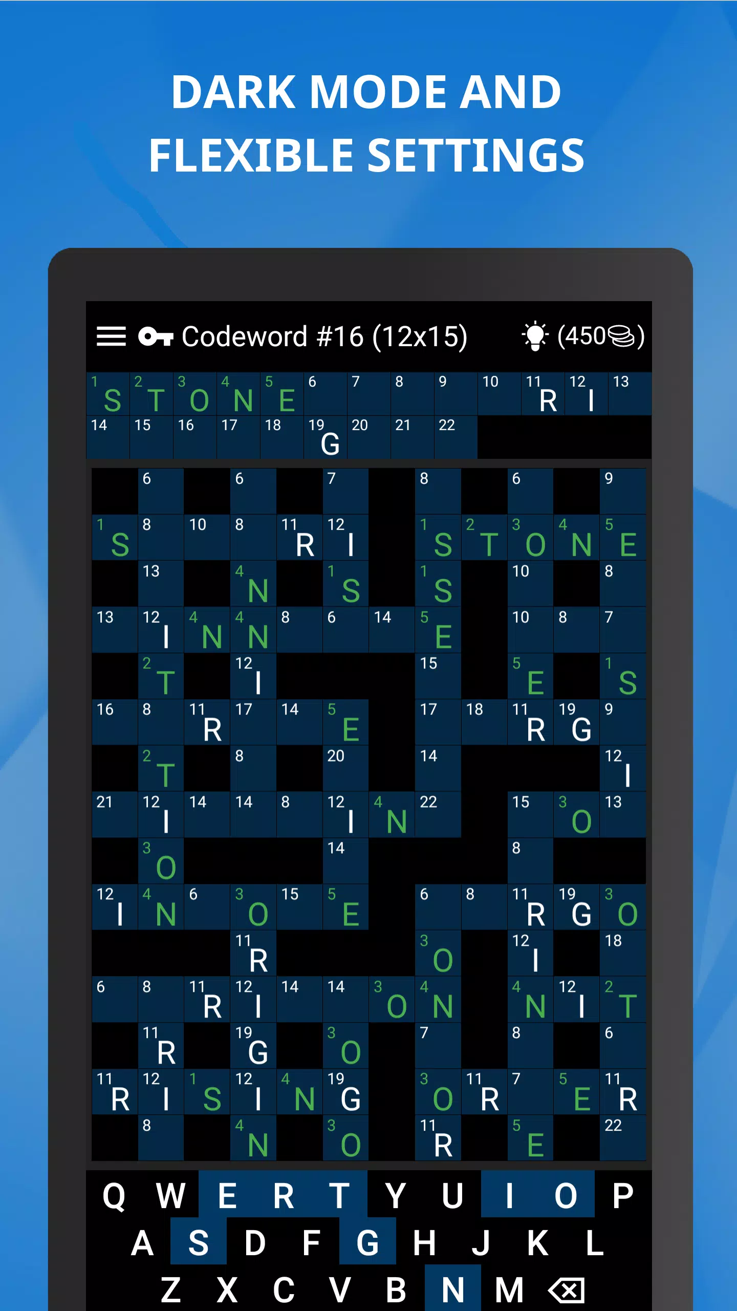 Keywords — Codeword Puzzle Captura de tela 2