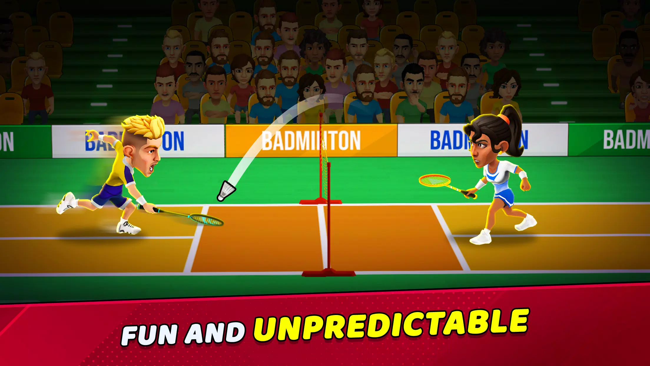 Badminton Clash 3D ภาพหน้าจอ 1