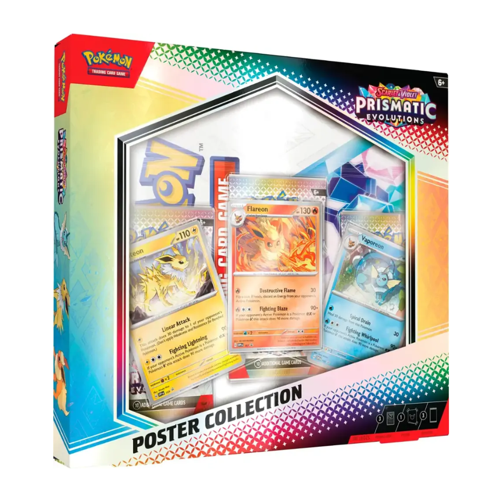 Pokémon - Juego de cartas de intercambio: Scarlet & Violet - Colección de carteles de evoluciones prismáticas