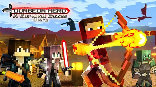 Dungeon Hero: A Survival Games Story ဖန်သားပြင်ဓာတ်ပုံ 2