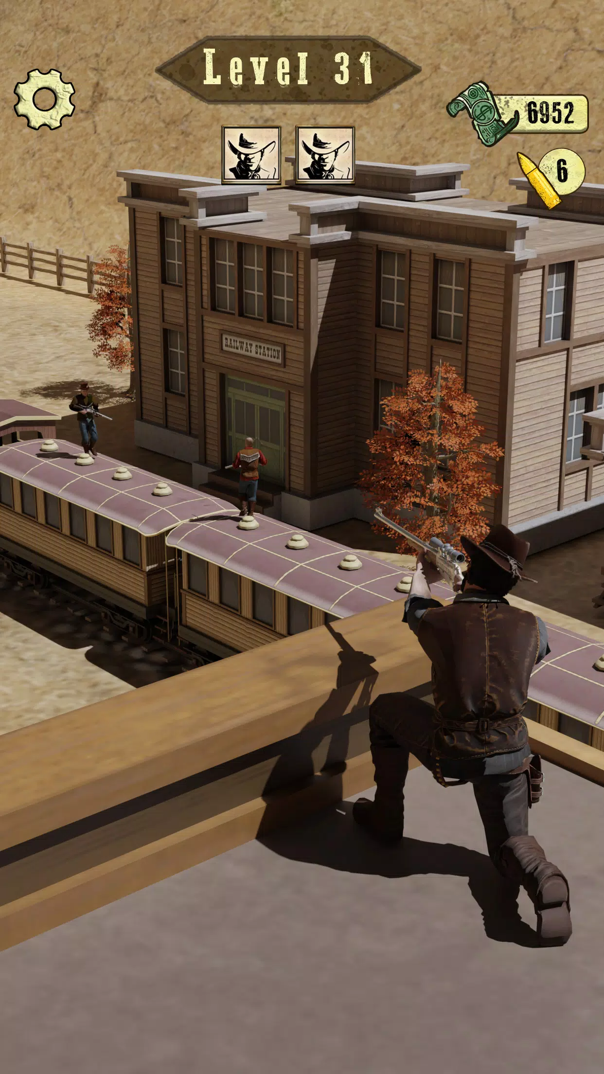 Wild West Sniper Captura de tela 1
