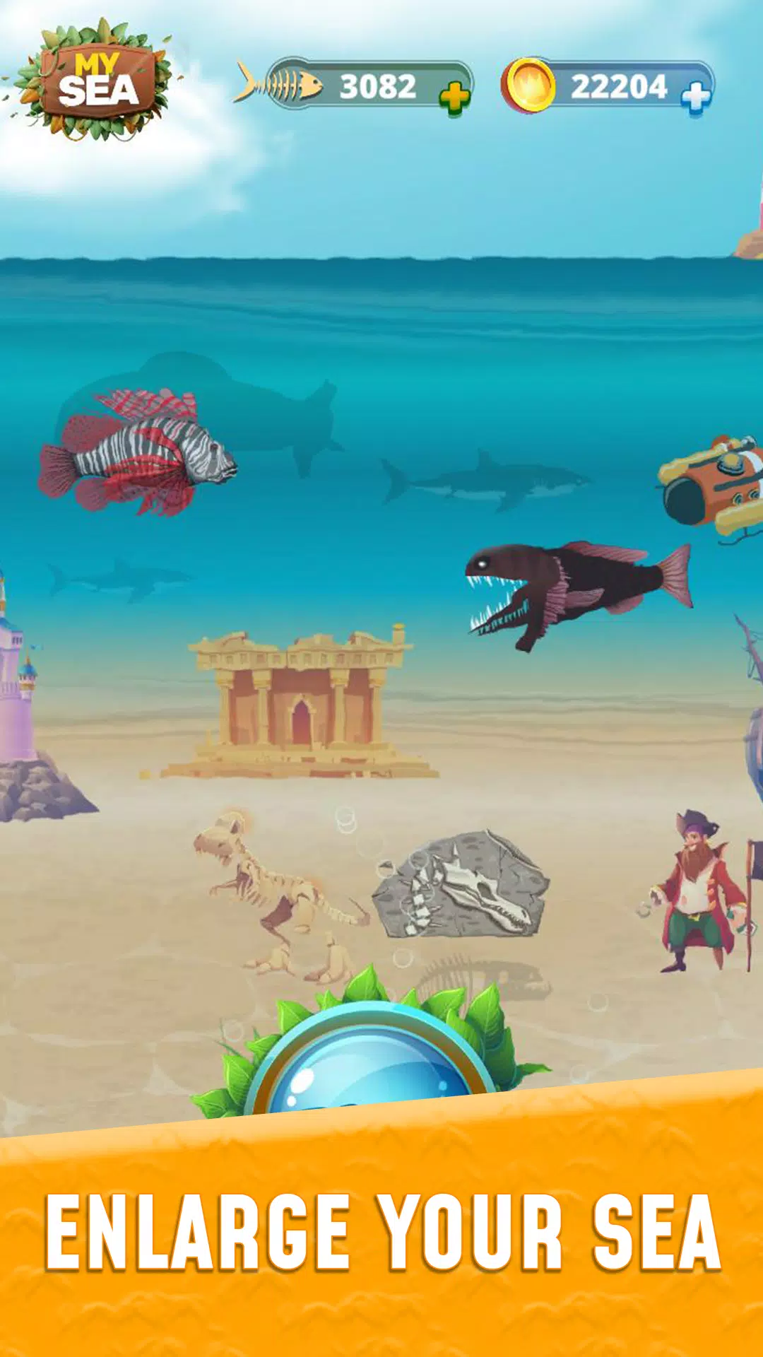 Grow Fish.io : Fish Hunter Captura de pantalla 0