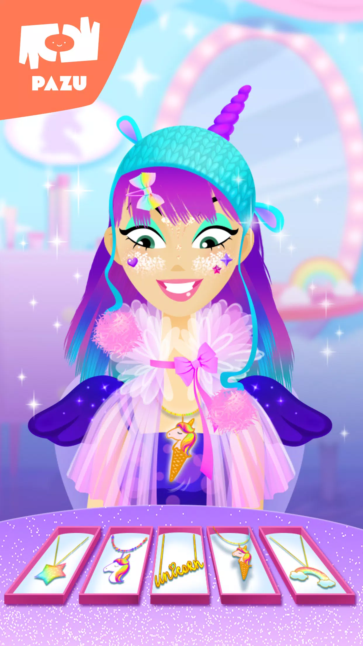 Girls Hair Salon Unicorn Schermafbeelding 3