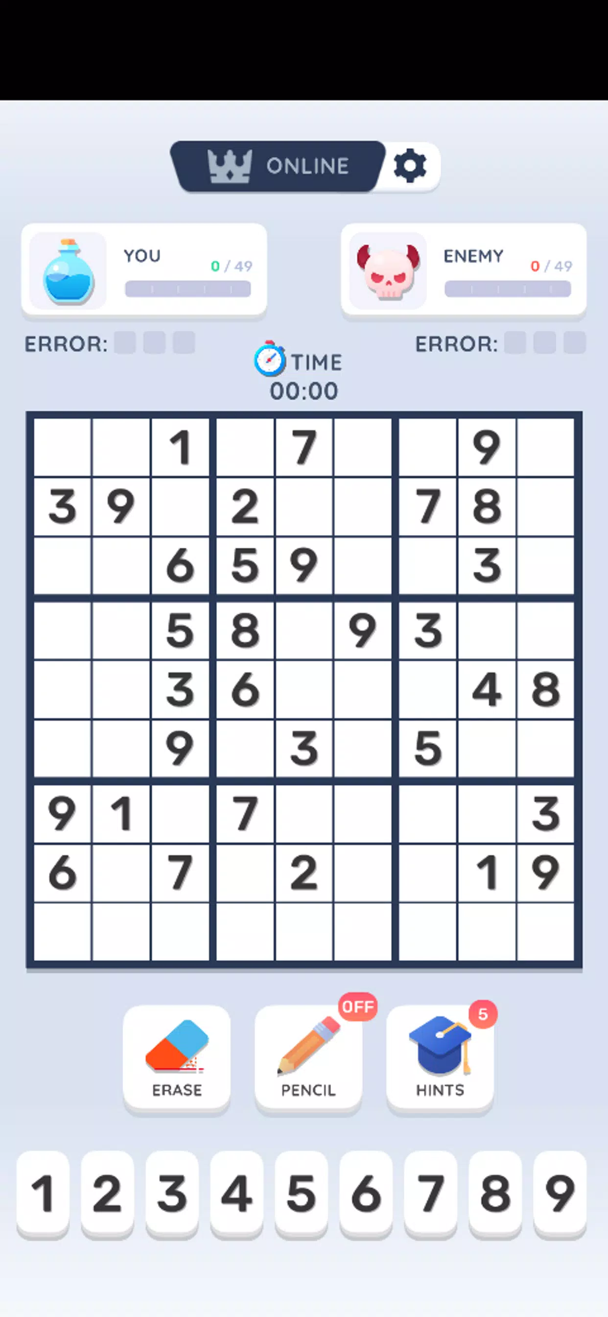 Schermata Sudoku Online 2