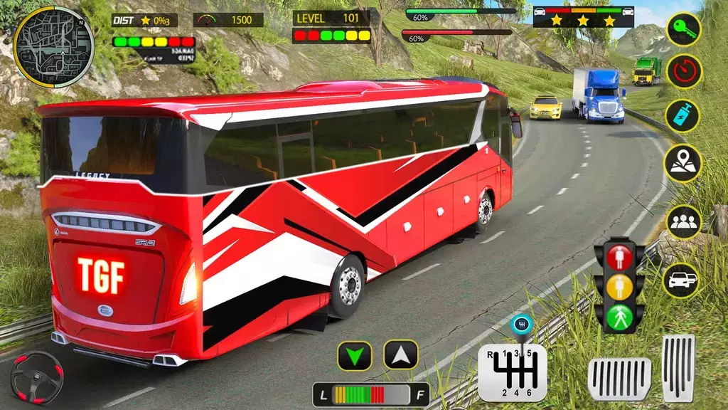 Coach Bus 3D Driving Games Captura de pantalla 0