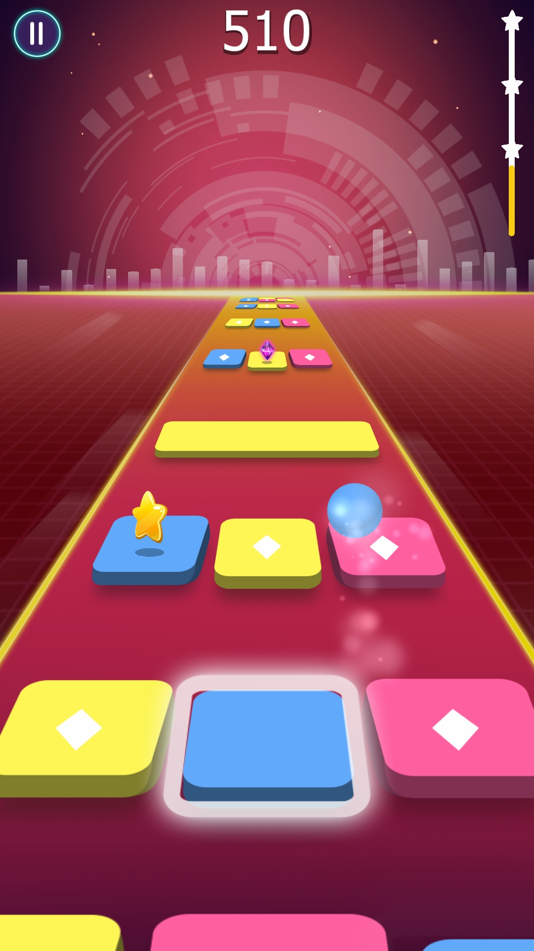 Beat Ball: Dancing Color Hop Screenshot 2