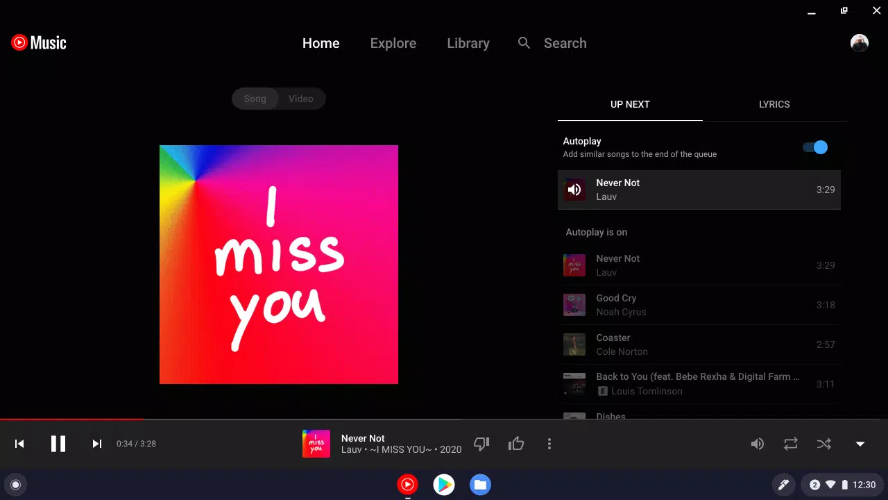 YouTube Music for Chromebook Скриншот 3