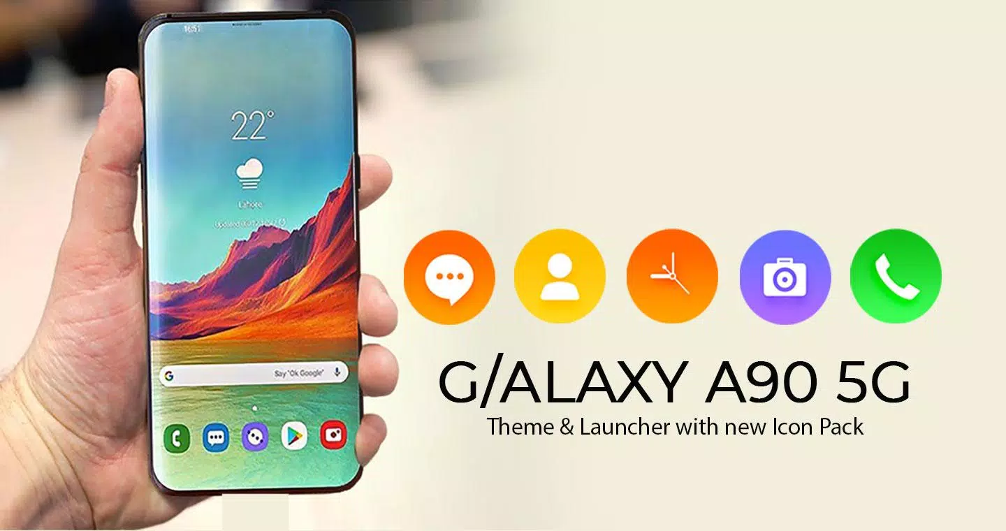 Samsung Galaxy A90 5G Launcher 스크린샷 1