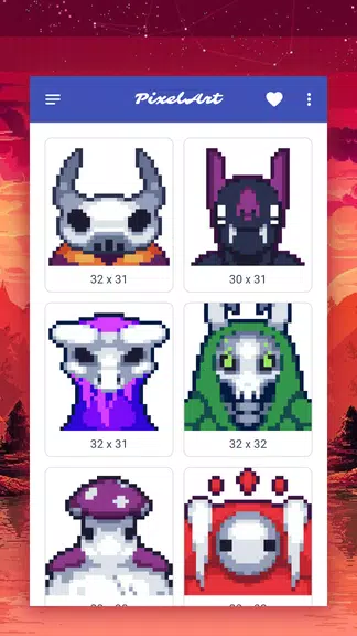 How to draw pixel monsters Captura de pantalla 0