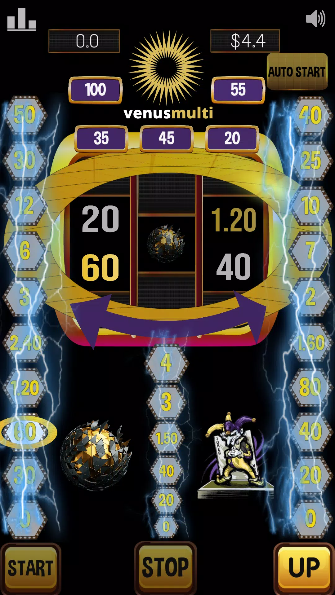 Venus multi slot machine – sun Screenshot 1