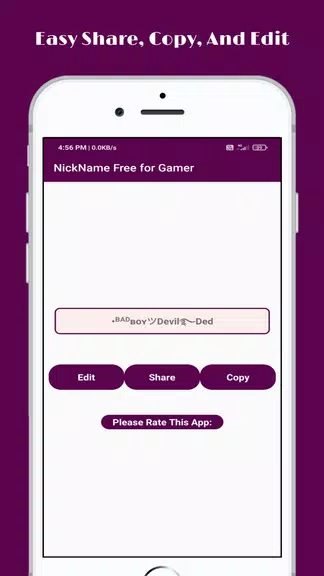 Nickname Generator: For Gamer Zrzut ekranu 2