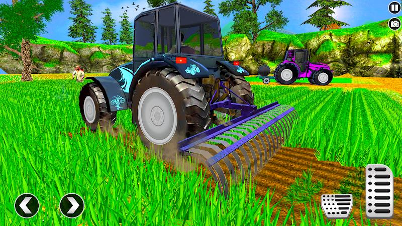 Farmer Tractor Farming Game 3D स्क्रीनशॉट 1