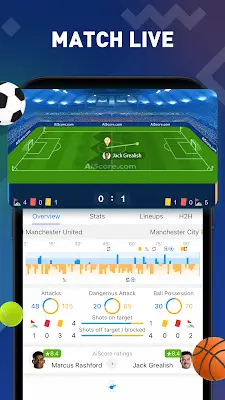 AiScore - Live Sports Scores স্ক্রিনশট 1